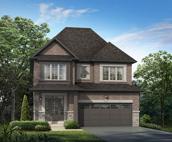 33.5' detached home exterior elevation