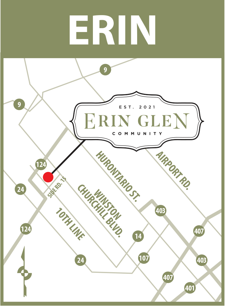 Erin Glen Sales Office location map