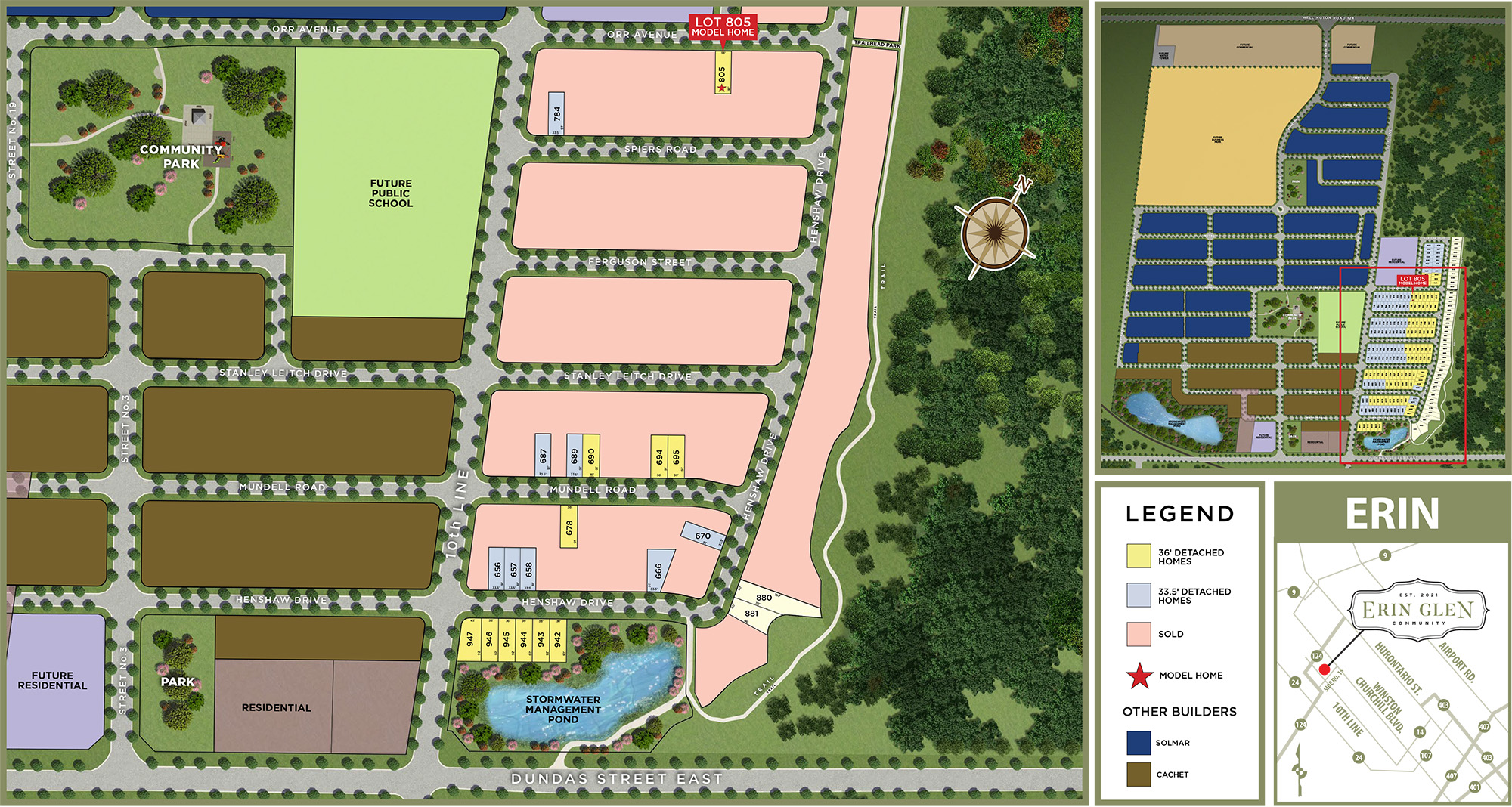 Erin Glen site plan