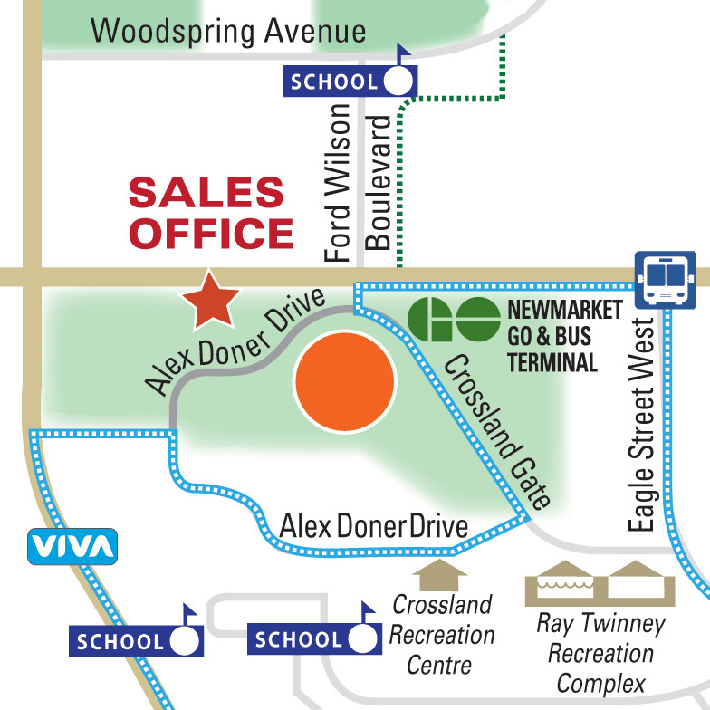 Glenway Sales Office location map