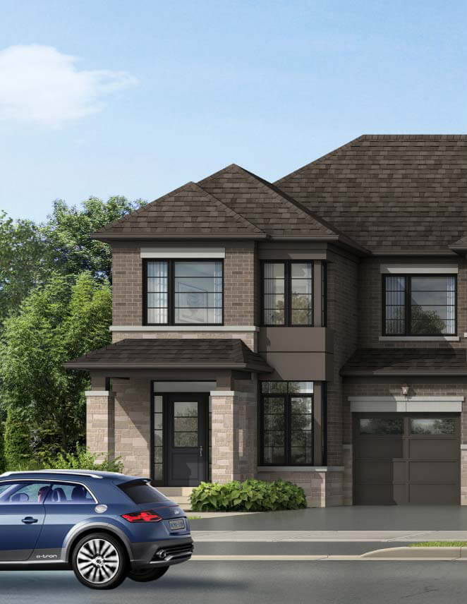 Chelsea - End townhome rendering